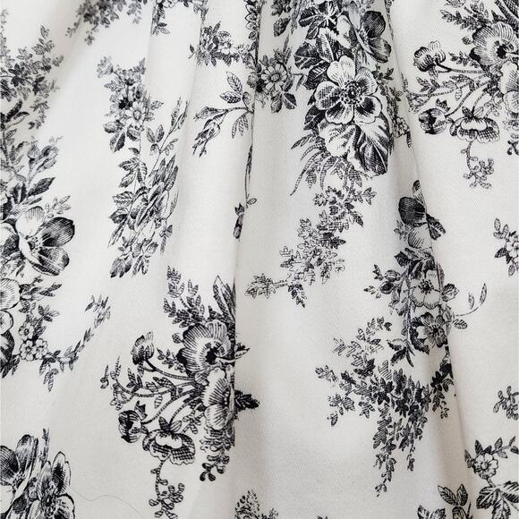 Janie and Jack Cream and Sugar Floral Toile Bow Dress - Picture 8 of 8